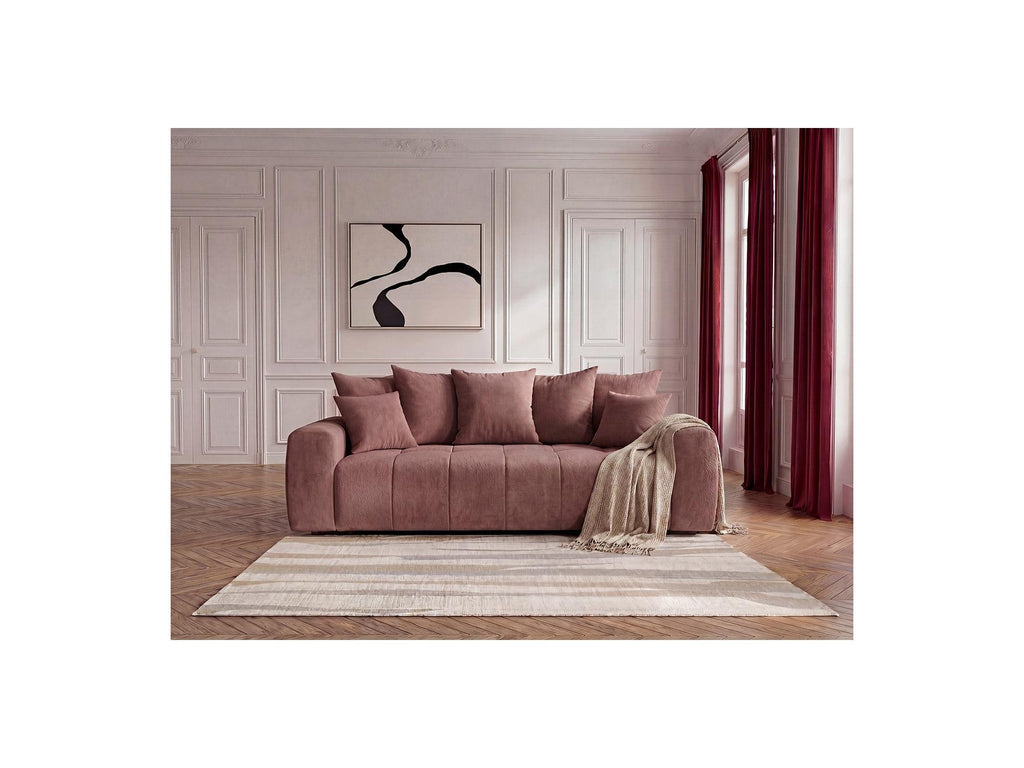 Roxelane - Canapé 3 Places Convertible - Tissu Chiné