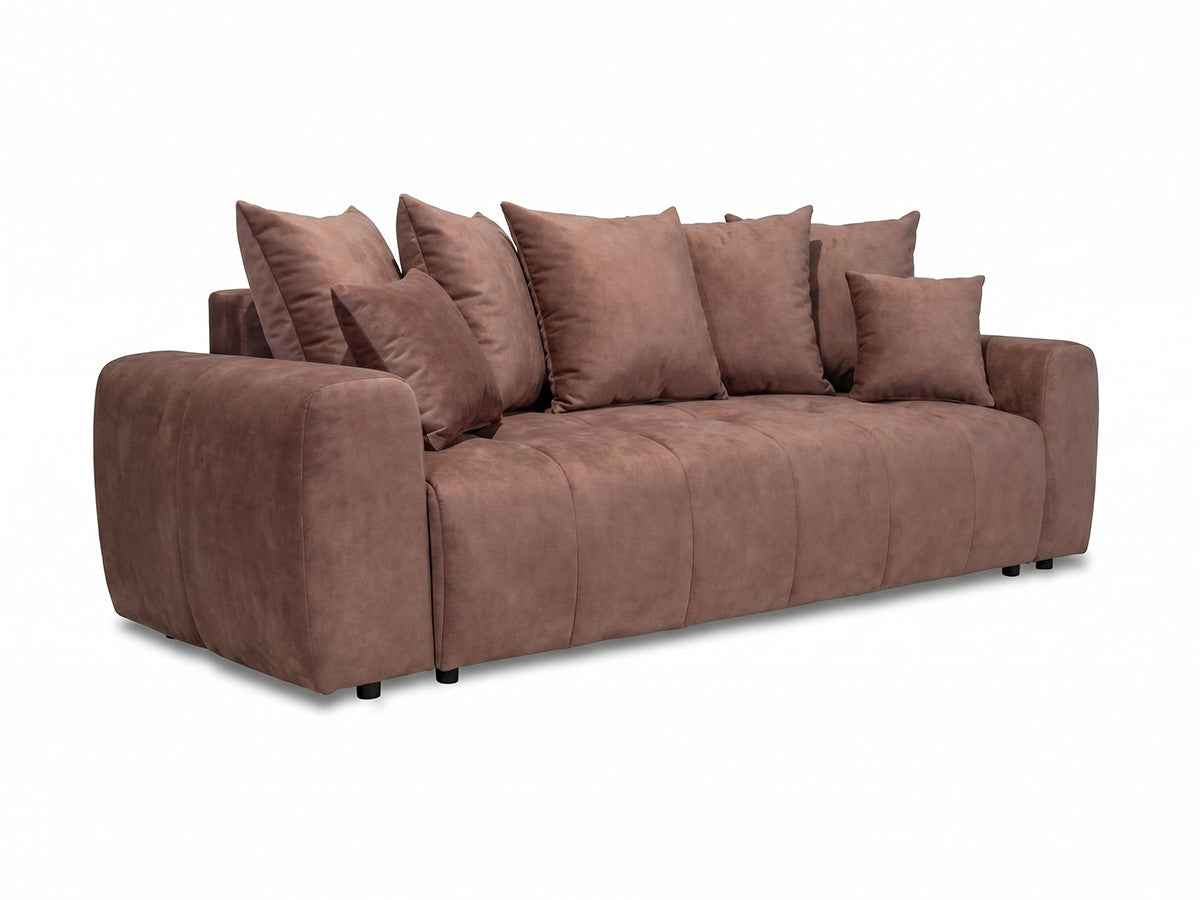 Roxelane - Canapé 3 Places Convertible - Tissu Chiné