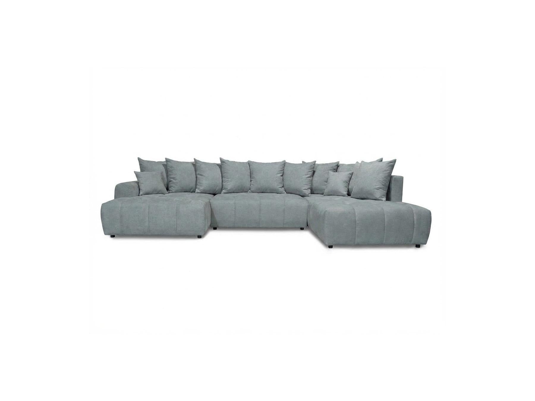 Roxelane - Canapé Panoramique Convertible - Tissu Chiné - Angle Gauche