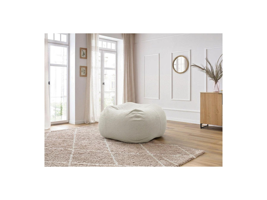 Voltaire - Pouf Ultra Moelleux - Tissu Chiné