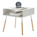 Table D'Appoint Basse - Blanc