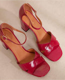 Sandals N°815 Raspberry