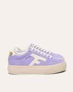 Light Purple Canvas Trainers