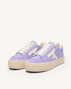 Light Purple Canvas Trainers