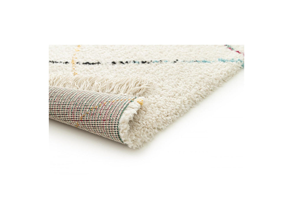 Lise - Tapis Poils Longs - Motif Graphique