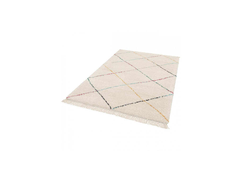Lise - Tapis Poils Longs - Motif Graphique