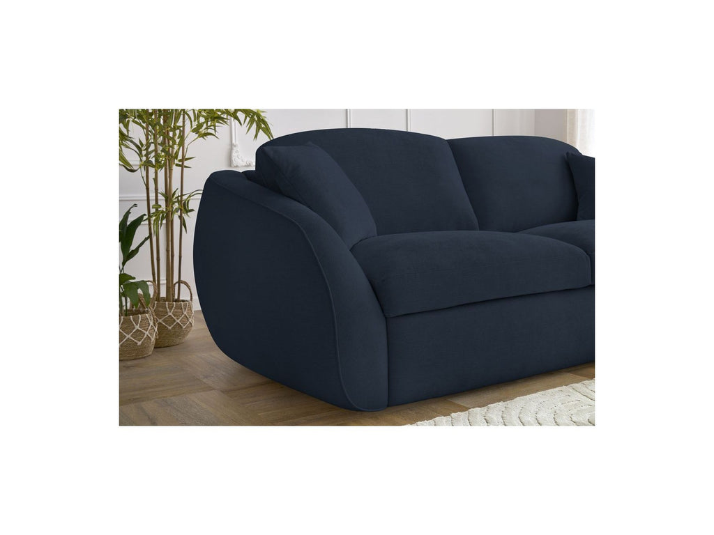 Cezanne Straight Sofa Bed with Express Opening and Smooth Fabric