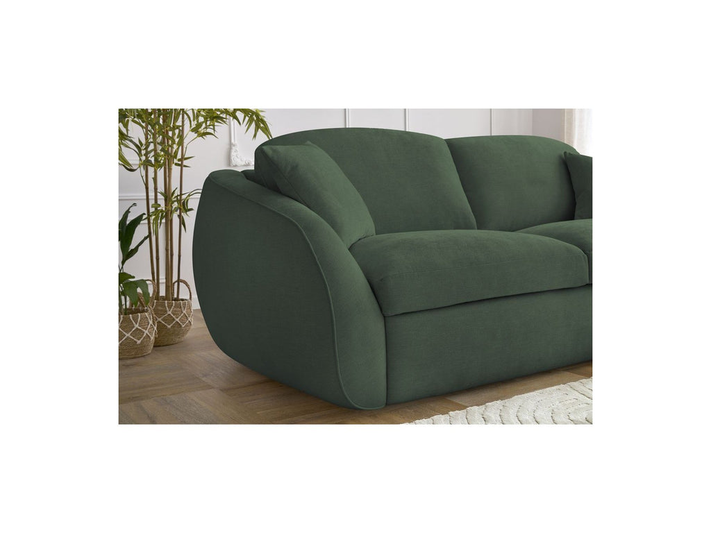 Cezanne Straight Sofa Bed with Express Opening and Smooth Fabric