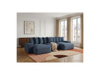Voltaire - Canapé Panoramique Convertible Coffre - Tissu Chiné