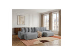 Voltaire - Canapé Panoramique Convertible Coffre - Tissu Chiné