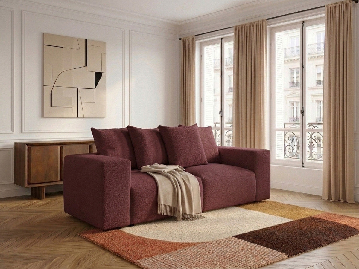 Voltaire - Canapé Droit Fixe Modulable - Tissu Chiné