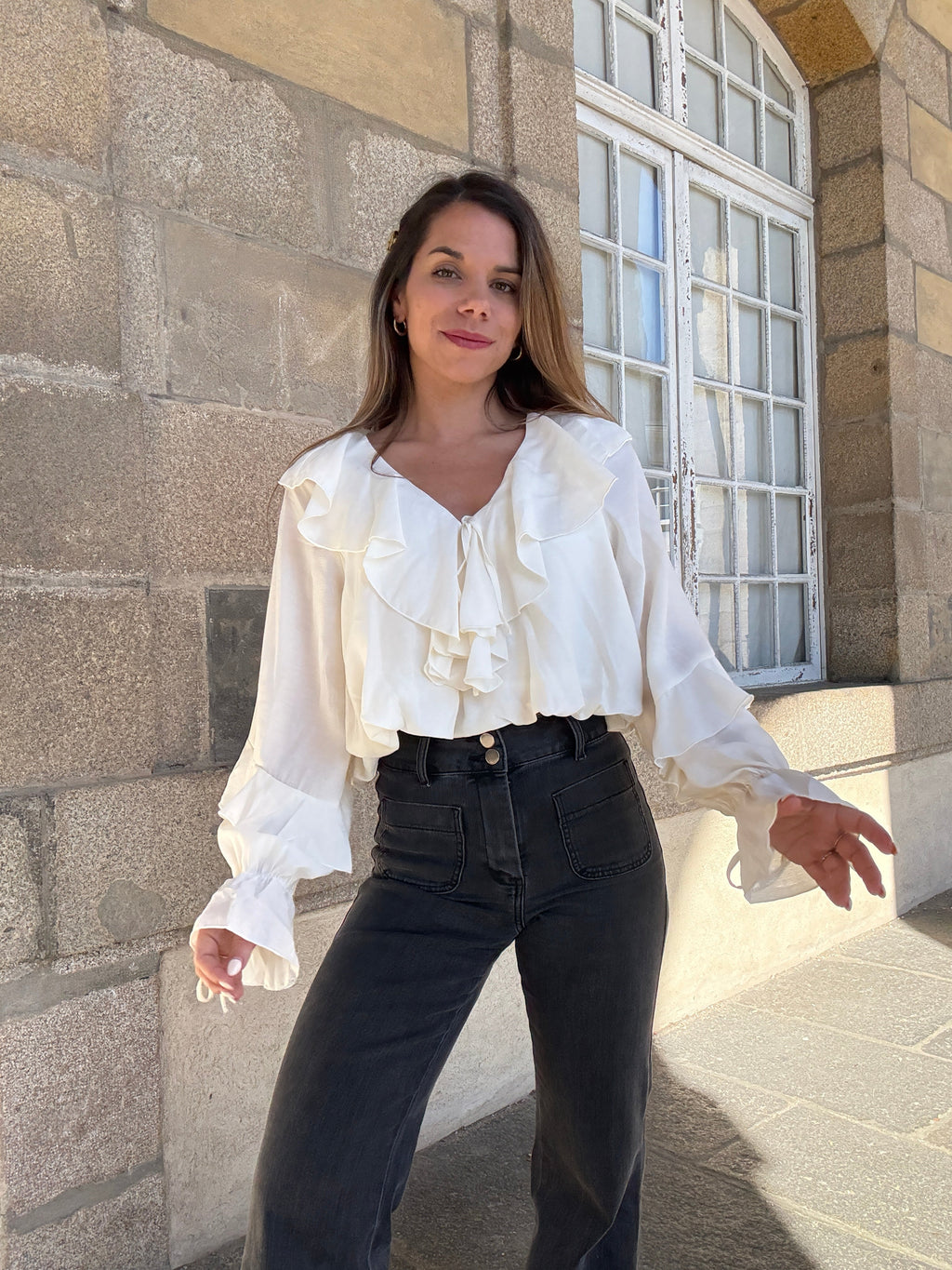 Blusa Iris Crudo