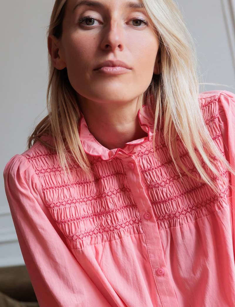 Lyserød Bluse Lavi