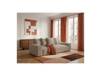 Voltaire - Canapé Droit Convertible Coffre - Tissu Chiné