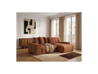 Voltaire - Canapé D'Angle Convertible Réversible Coffre - Tissu Chiné