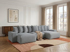 Voltaire - Canapé Panoramique Fixe - Tissu Chiné