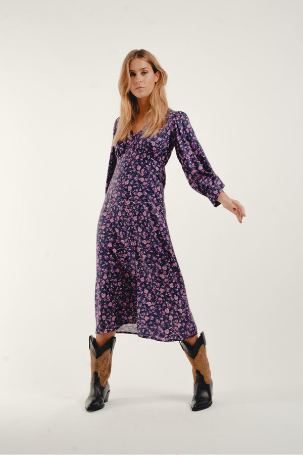 The Chrissie Mauve Dress