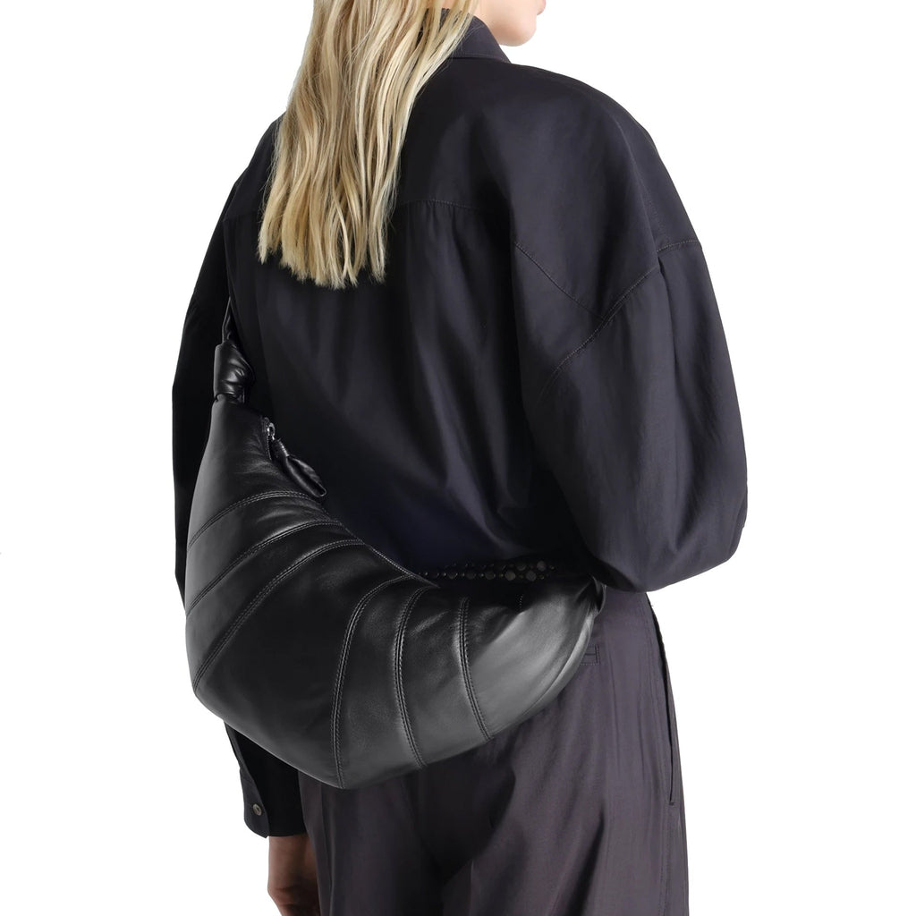 Lemaire - Bolso mediano The Croissant - Mujeres - Negro
