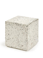 Pawn - Table D'appoint - L - Terrazzo - Blanc