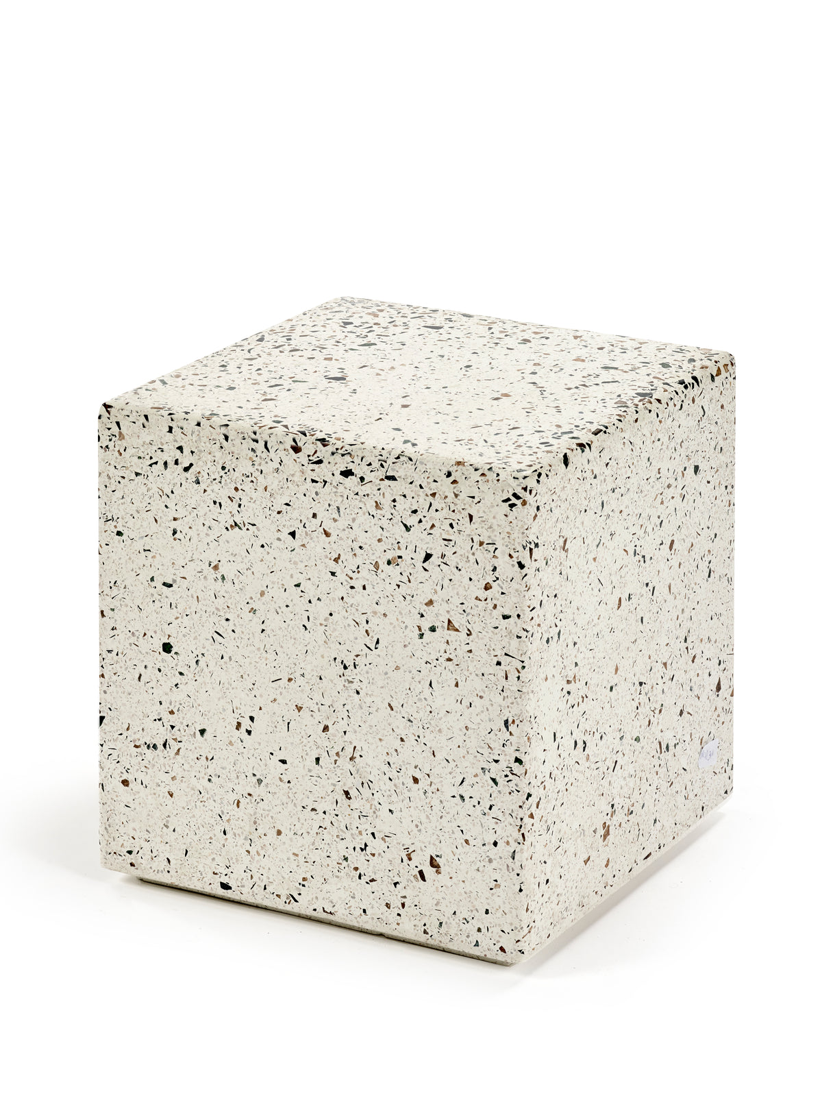 Pawn - Table D'appoint - L - Terrazzo - Blanc