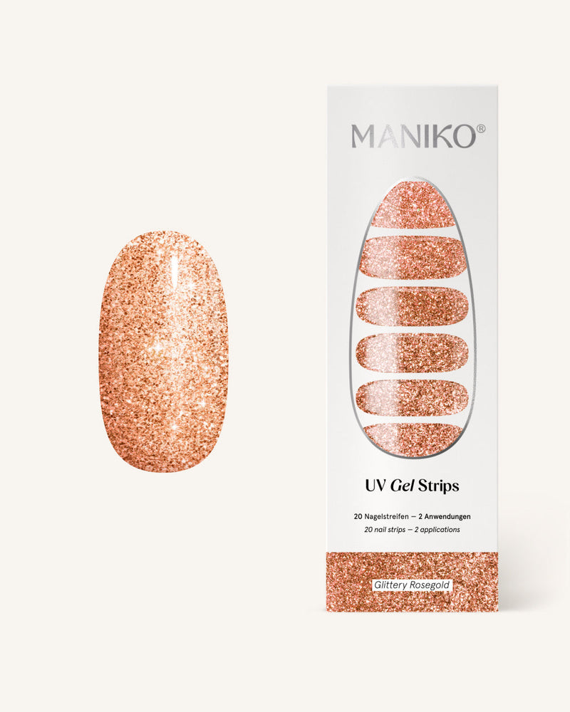 Glittery Rosegold UV