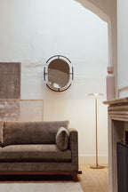 Float - Floor lamp - Tempered glass - Gold