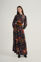 Etta Blue Jasmine Maxi Dress - Black