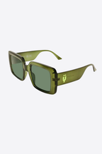 Lunettes De Soleil - Cristal Kaki - Femme