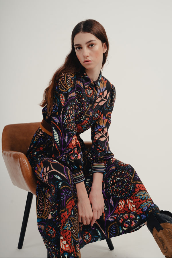 The Etta Blue Jasmine Maxi Dress