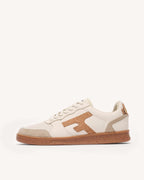 Zapatillas de cuero crudo y corcho