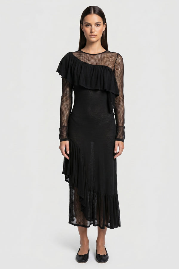Robe Sa Jupiter En Maille - Noire