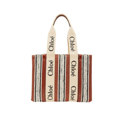 Bolso tote Chloe Medium Woody - Mujeres - Marrón
