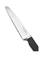 De Buyer – Fk2 - Coltello Da Taglio - Inox - Nero, coltello da cucina in acciaio inossidabile con manico nero, vista laterale