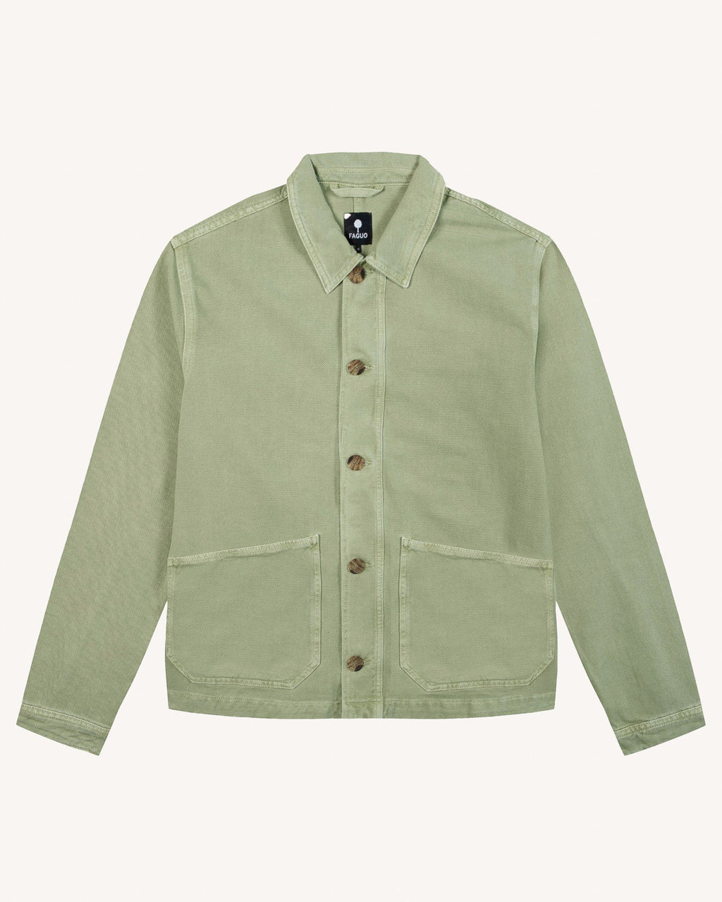 Veste En Coton Kaki Clair