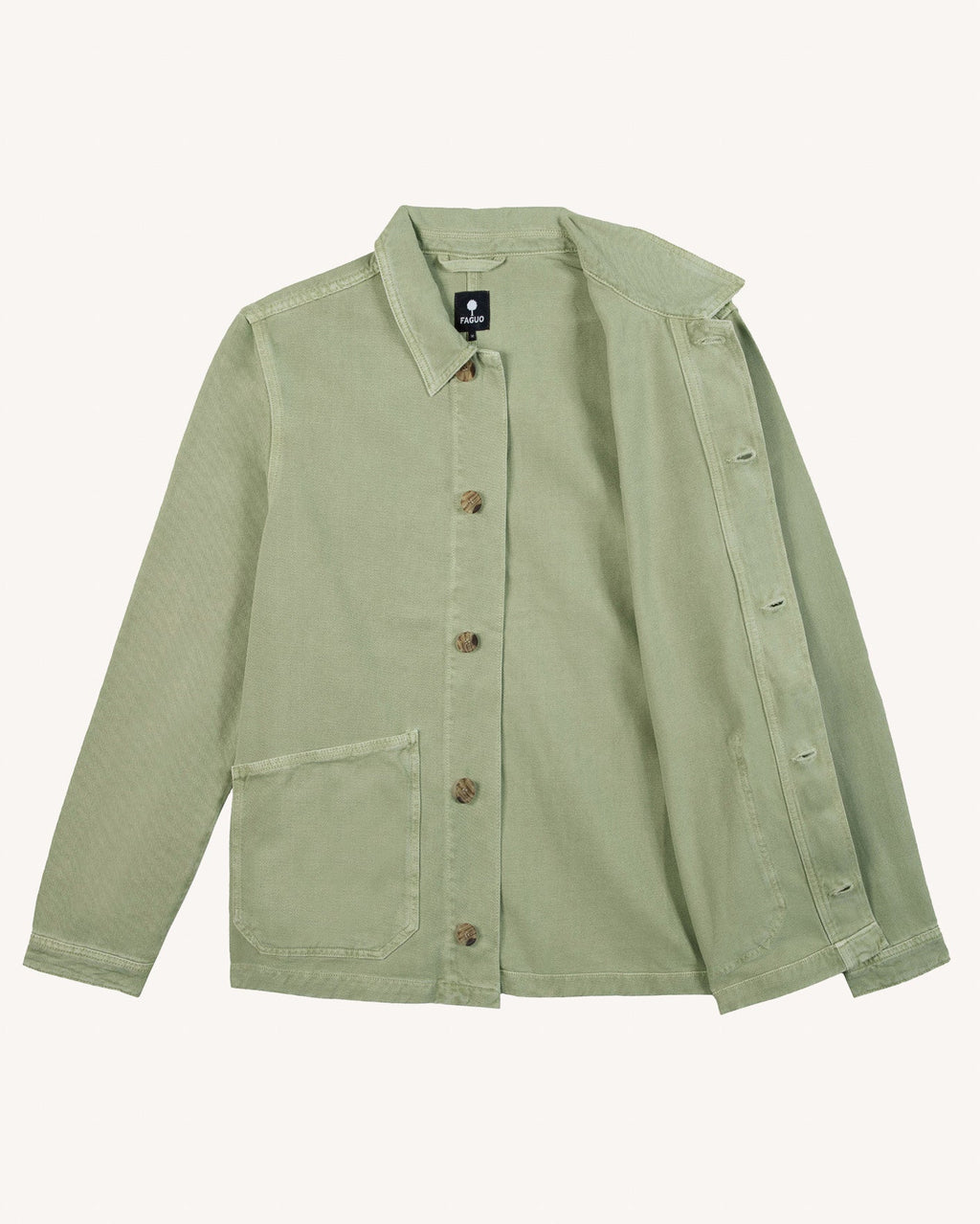 Veste En Coton Kaki Clair