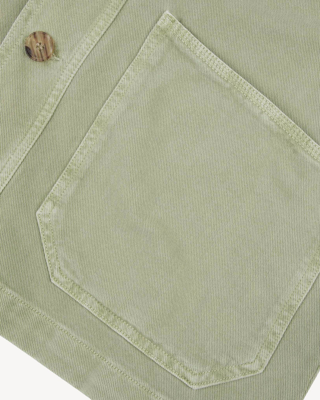 Veste En Coton Kaki Clair