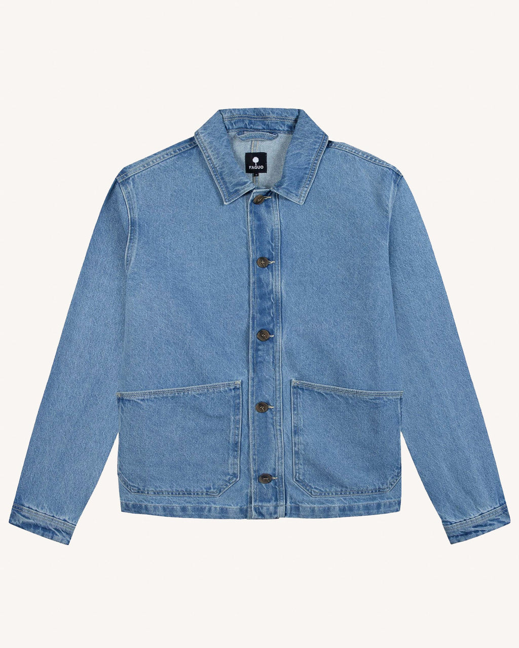 Veste En Coton Denim Clair