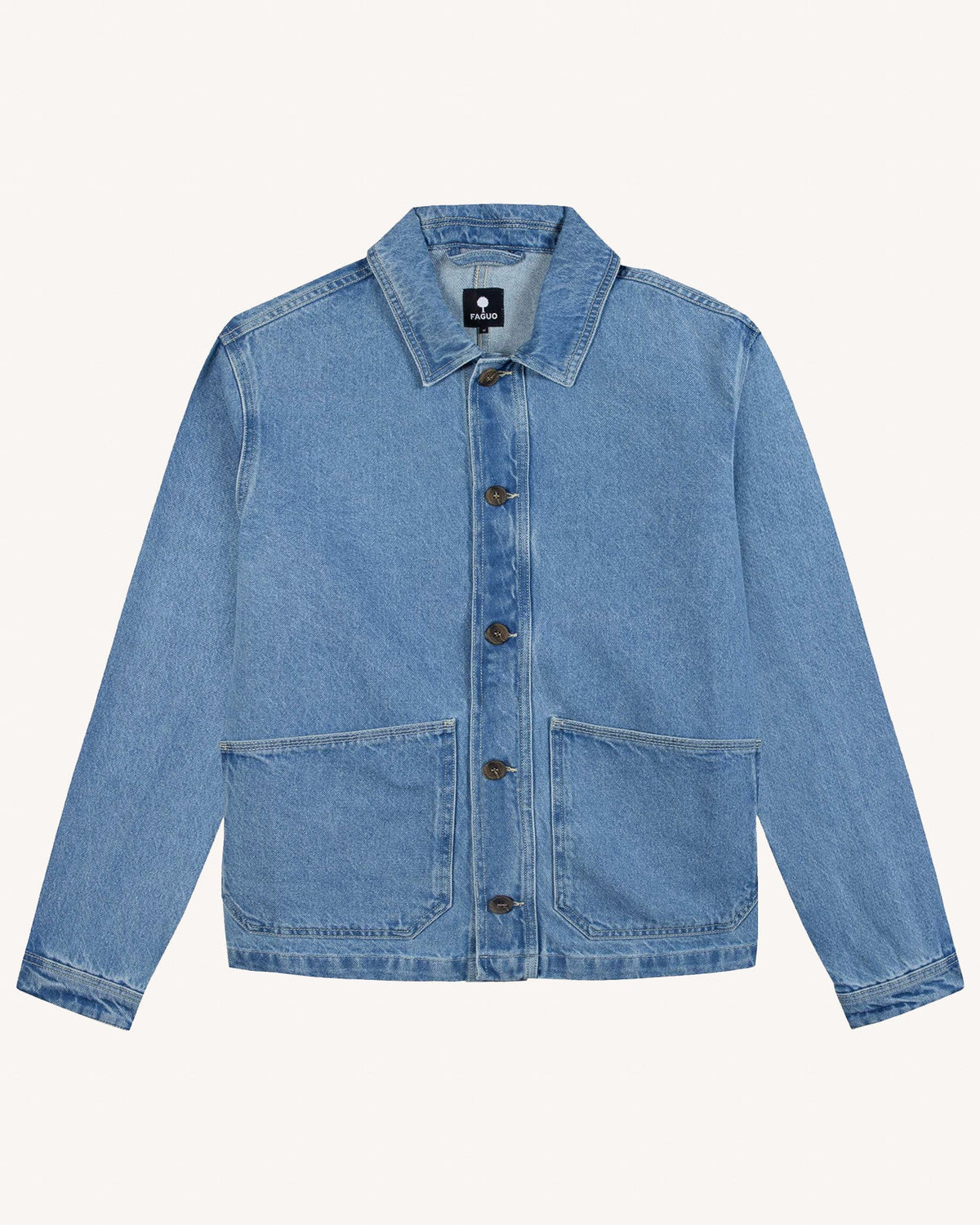 Veste En Coton Denim Clair