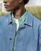 Veste En Coton Denim Clair
