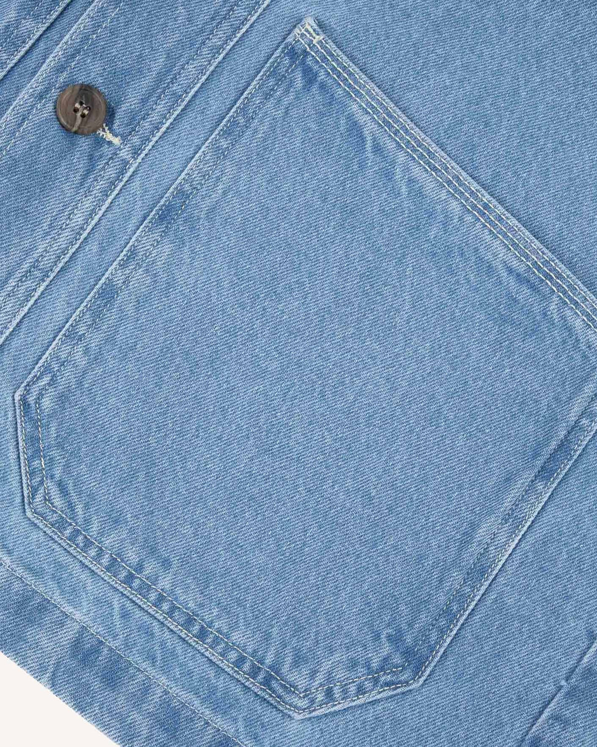 Veste En Coton Denim Clair