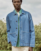 Veste En Coton Denim Clair