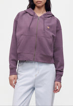 Sudadera con capucha y cremallera Oakport - Violeta vintage - Mujer