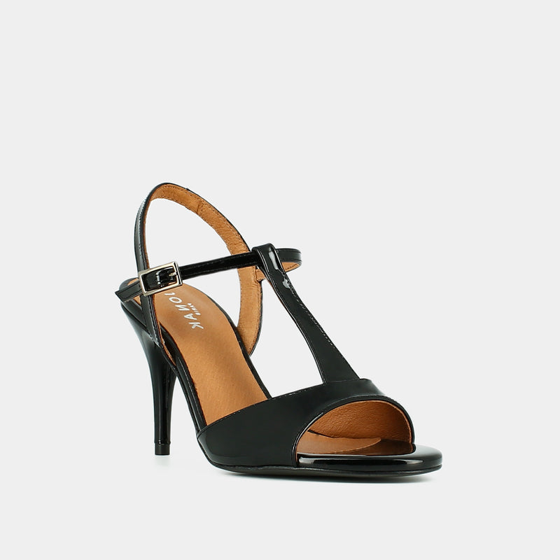 Jonak - Belier Patent Leather Sandals - Black