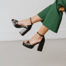 Jonak - Berangere Sandals Patent Leather - Black