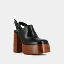 Jonak - Mules Betsy Cuir  - Noir