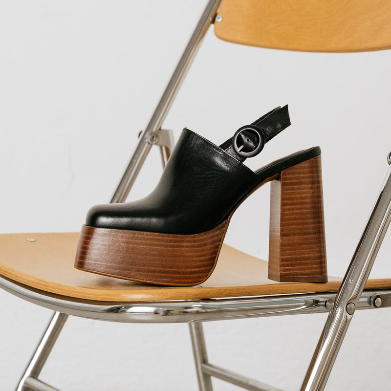 Jonak - Mules Betsy Cuir  - Noir