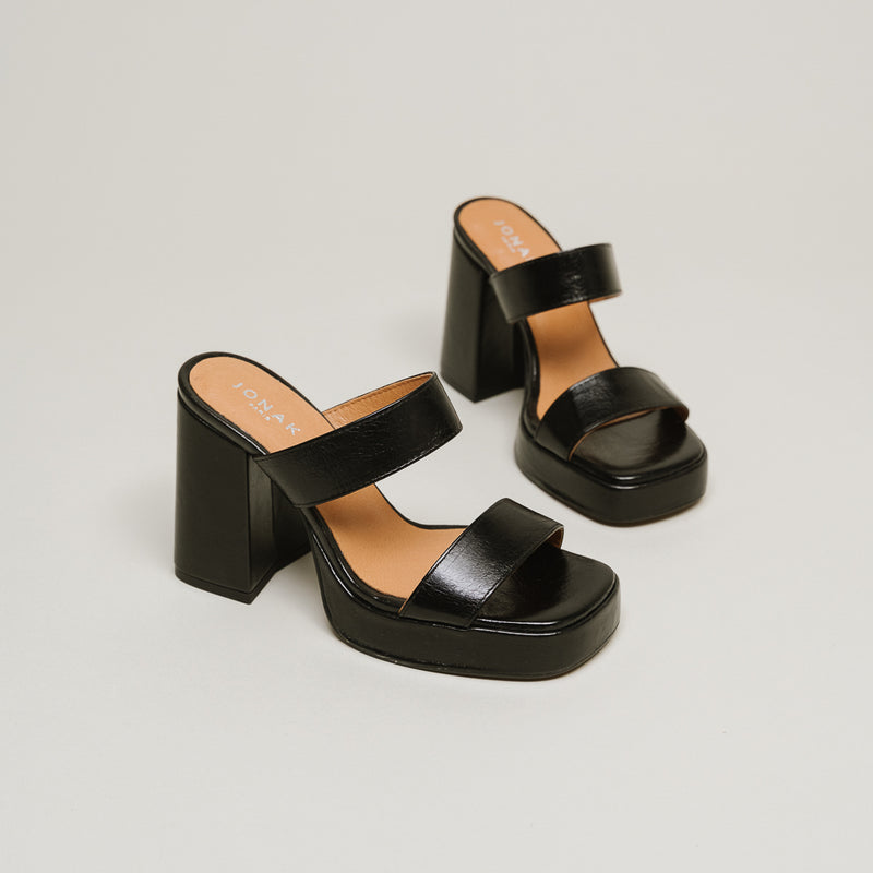 Jonak - sandals Bilal Cuir Vieilli - Black