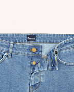 Jean Slim Denim Clair Coton Recyclé