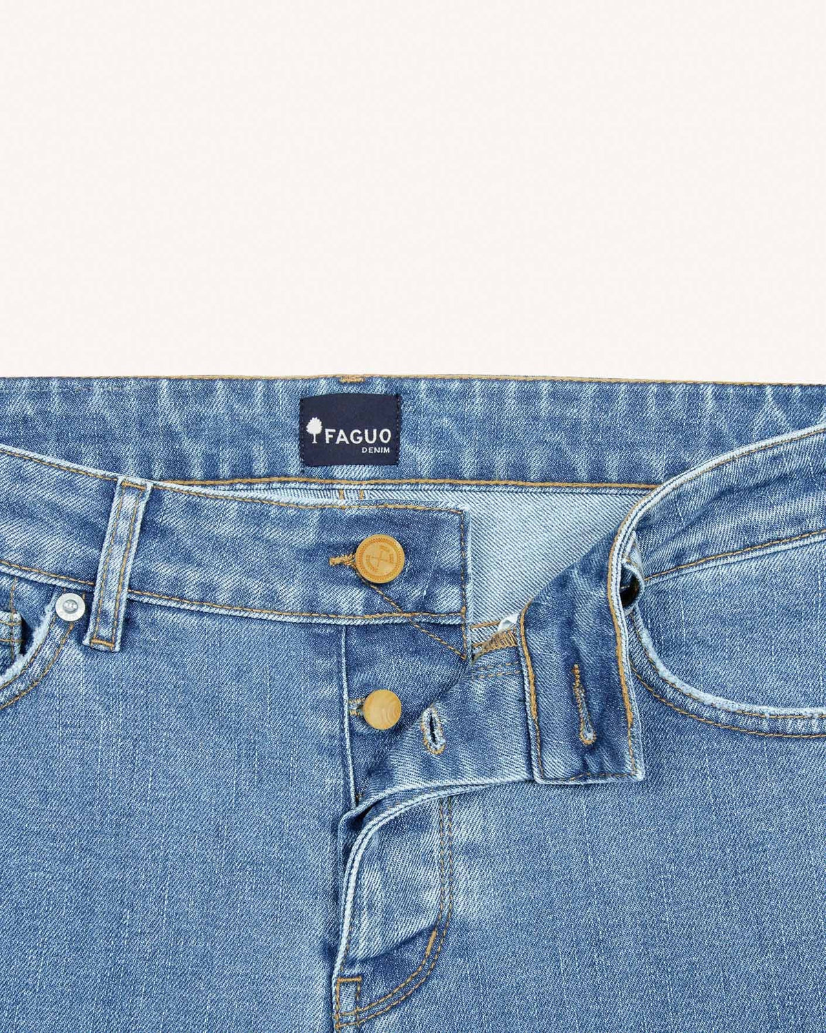 Jean Slim Denim Clair Coton Recyclé