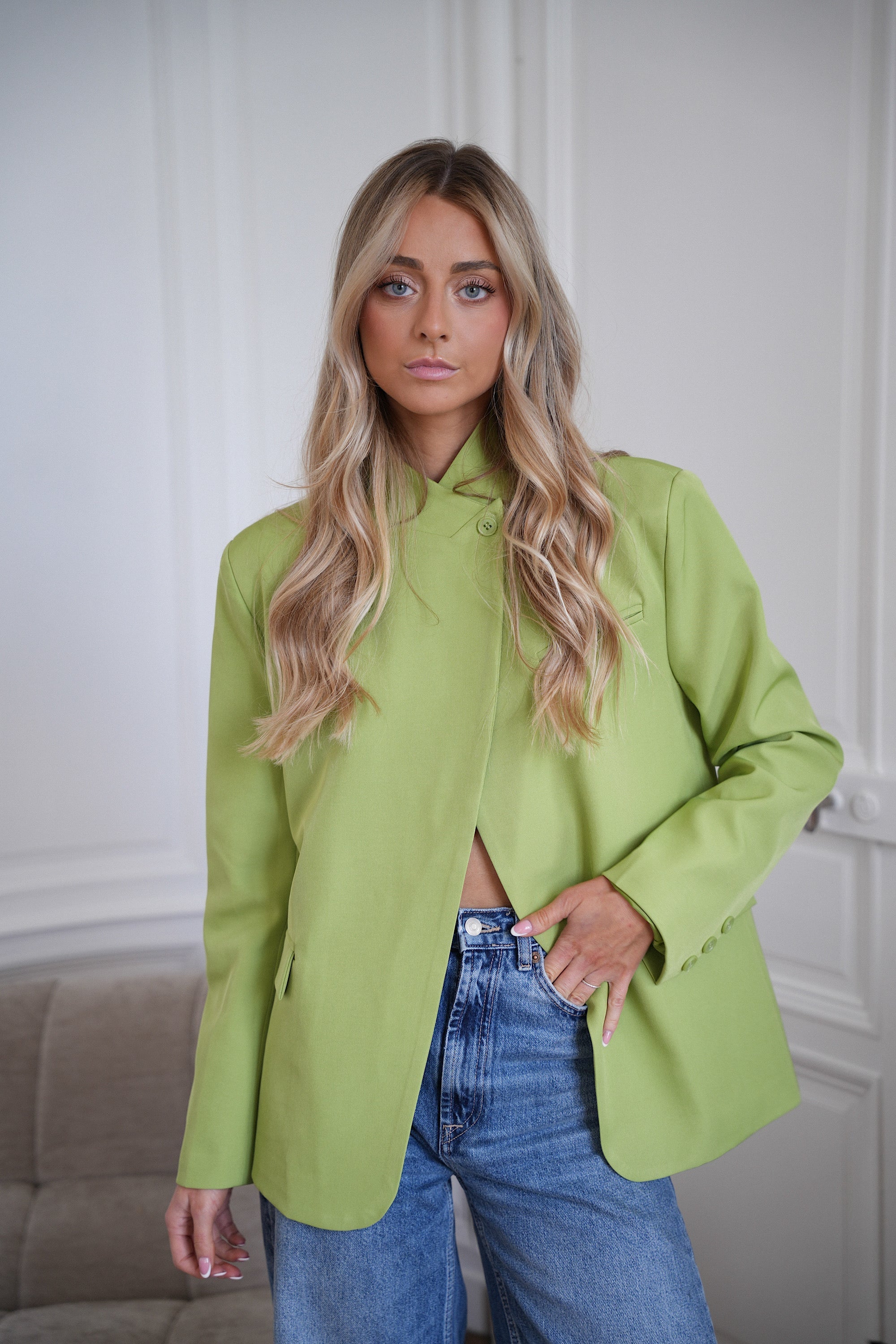 Manon Green - Asymmetrical Blazer